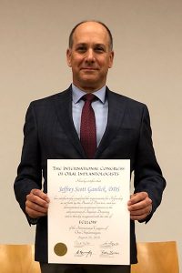 Jeffery S. Garelick, DDS - ICOI Fellowship Award 